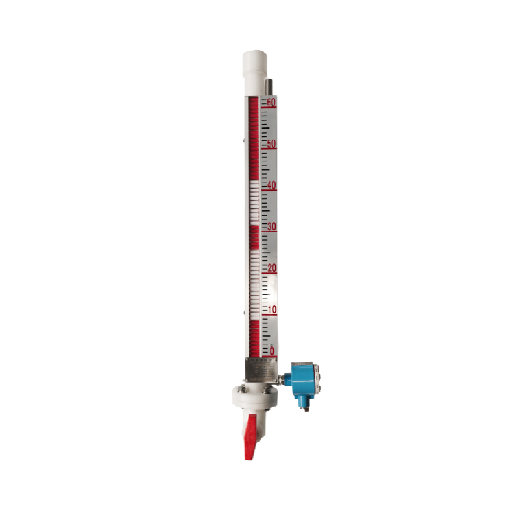Magnetic flap level indicator